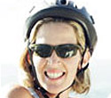 Becel lifestyle, smiling female cyclist